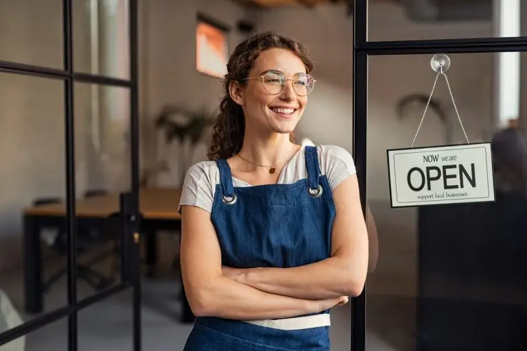 New Business opening - Woman