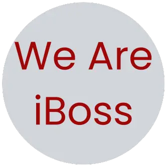 Text: We Are iBoss on grey background