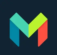 Colourful geometric logo design